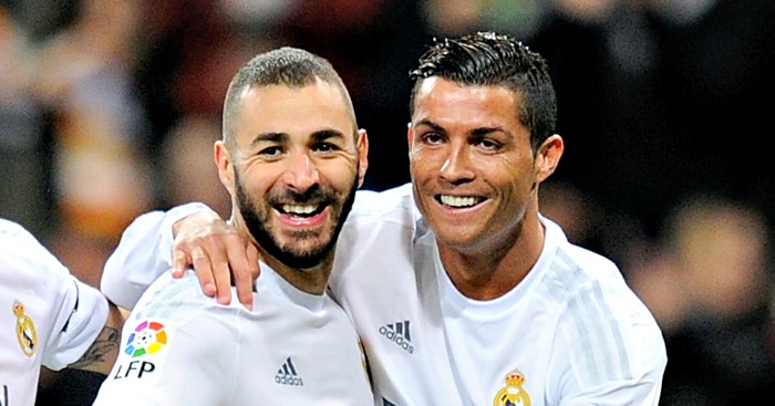 CRISTIANO RONALDO e Karim Benzema defrontam-se no mesmo jogo